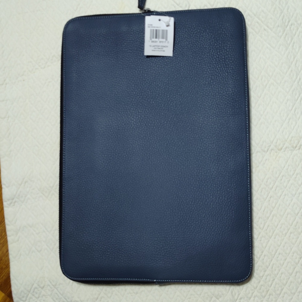Coach Laptop Case With Coach Stripe - Picture 5 of 7